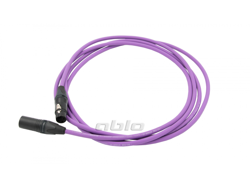 Gotowy kabel mikrofonowy SC Stage 22 + Neutrik NC3FXX-BAG + Neutrik NC3MXX-BAG